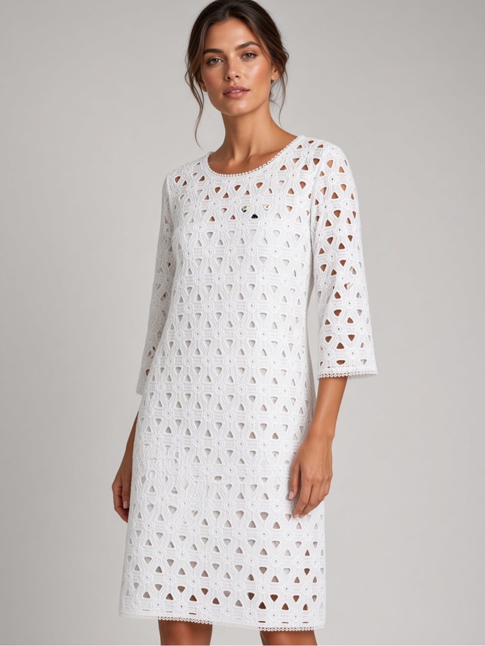 Gretchen Scott Pizelle Eyelet Lace Dress